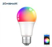 Zemsmart Tuya wifi หลอดไฟ RGBW E27 9W,หลอดไฟ LED อัจฉริยะ2700-6500K โคมไฟสีสันสดใสใช้งานได้อัจฉริยะ Alexa Echo Plus Siri ควบคุมด้วยเสียงผ่าน