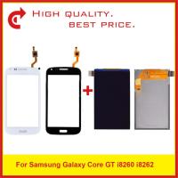 4.3 "สำหรับ Samsung Galaxy Core I8260 I8262 Duos Gt 8262จอแสดงผล Lcd 8260พร้อมการเปลี่ยนแผงเซ็นเซอร์ดิจิไทเซอร์หน้าจอสัมผัส