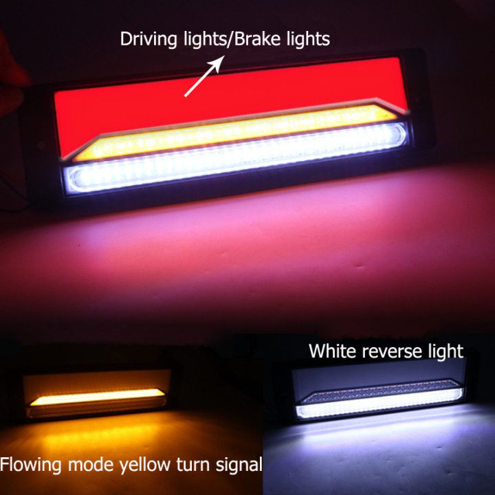12v-24v-led-ชุดไฟท้ายแต่ง-รถยนต์-รถบรรทุก-รถเทเลอร์-พร้อมไฟเลี้ยววิ่ง-ไฟเบรค-1กล่อง-มี-2ชิ้น