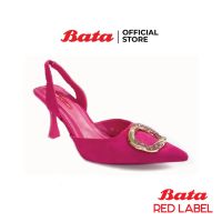 Bata Red Label บาจา เรด ลาเบล รองเท้าส้นสูง รองเท้ารัดส้น รองเท้าปาร์ตี้ รองเท้าออกงาน สูง 3.5 นิ้ว สำหรับผู้หญิง สีชมพู 7615655