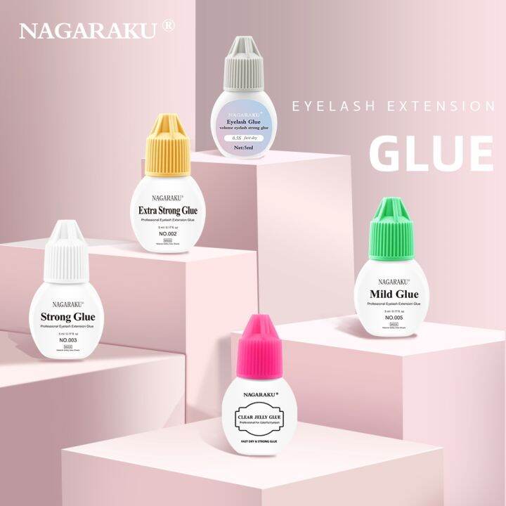 NAGARAKU Eyelash Extension Adhesive Glue Strong Fast NoIrritation
