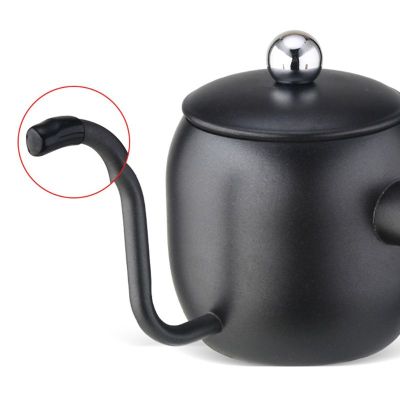 500ml Stainless Steel Mini Drip Coffee Pot Japanese Kettle with Wood Handle Kitchen Cafe Bar Supplies
