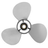 Marine Outboard Propeller 3 Blades 9 7/8in Diameter RH Rotation Replacement for YAMAHA Engines 20‑30HP