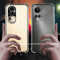 Phone Case เคส OPPO Reno10 Pro + Plus 5G OPPO A78 NFC 4G เกรดทหารกันกระแทกเคสโทรศัพท์ฝาครอบทีพียูนุ่มโปร่งใส2023