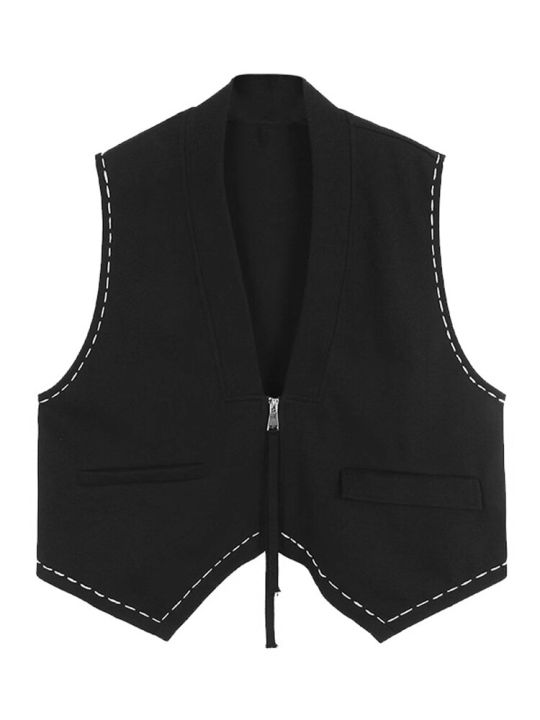 xitao-vest-loose-zippers-simplicity-women-casual-vest-top