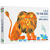 Go to the zoo original English picture book children 0-3 years old enlightenment English paperboard Book 123 to the zoo