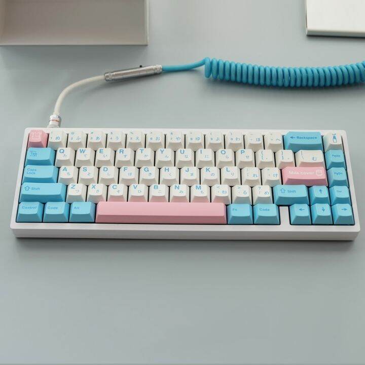 Milk Keycaps Milk Cover Keycap PBT Sublimation Key-Cap Cherry Profile ...