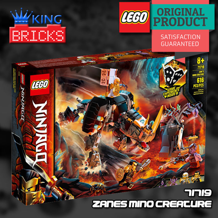 LEGO Original NINJAGO 71719 Zanes Mino Creature - Mainan Film Robot Badak Ninja Puith Zane Cole | Lazada Indonesia