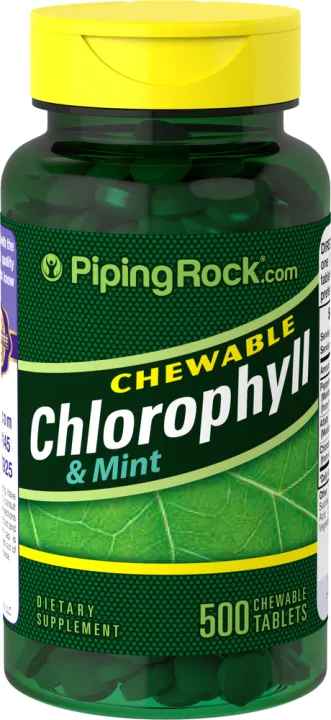 Piping Rock Chewable Chlorophyll And Mint Double Strength 500 Chewable