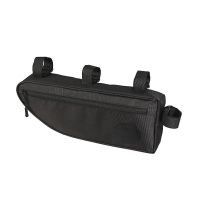 2023◑ aterproof Bicycle Triangle Bag Bike Frame Front Tube Bag Large capacity Cycling Pannier Packing Pouch Accessories