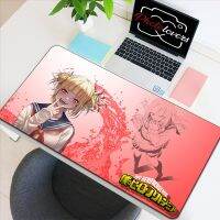 Kawaii Mouse Pad เกม My Hero Academia Table Pad แผ่นรองลื่นไถลขนาดใหญ่ เครื่องเกมคอนโซล ส่วนขยายของแล็ปท็อป Maus Keyboard แผ่นรองเมาส์