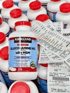 CÓ BIL COSTCO Viên Kirkland Gluco samine HCL 1500mg With MSM 375 Viên