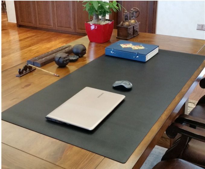 orzer-แผ่นรองคอมพิวเตอร์-หนังเทียม-พีวีซี-office-desk-mat-large-mouse-pad-มีสีให้เลือก