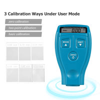 Fansline- Coating Thickness Gauge LCD Digital Paint Thickness Probe Tester เครื่องวัดความลึกของสีรถเครื่องวัดสีวัดฟิล์มเคลือบสำหรับรถยนต์