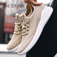 JAY_STORE  รองเท้าผ้าใบผู้ชาย รองเท้ากีฬาผช รองเท้าแฟชั่นผู้ชาย ใส่สบาย 2023ใหม่ XYD2390QBS 37Z230912