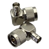 1Pcs N Male Plug to BNC Female Jack Right Angle RF Adapter Connector Coaxial High Quanlity Wire Terminals