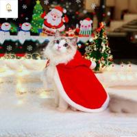 UCEPRO ตลก อบอุ่น คริสต์มาส สุนัขขนาดเล็ก ชุดคอสเพลย์สุนัข แต่งตัว เสื้อคลุมสุนัข เสื้อผ้าสัตว์เลี้ยง เครื่องแต่งกายแมว เสื้อคลุมแมว