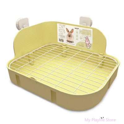 Pet Small Toilet Clean Cage Square Bed Pan Potty Keep Hygiene Bedding Corner Litter Box for Animals Rabbit