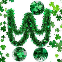 2023 St. Patrick S Day Clover ตกแต่ง Clover Confetti แบนเนอร์ Garland จี้ Happy St Patrick S Day Party Decor สำหรับ Home