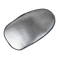 Scooter Seat Cover Foldable Sun Block Heat Insulation Motorcycle Seat Pad Waterproof and Light Resistant Protection for Cooler Motorbike Seats sweet