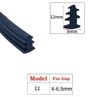 1/3/5M ประตูและแถบปิดผนึกหน้าต่างอะลูมินัมอัลลอยช่องว่างแก้วตรึงชนิดสาม T เติมช่องเสียบบัตรแถบยางหยุดประตูกันลม