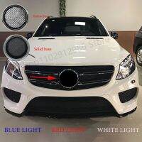 New Car Grille Star-shaped Front Logo LED Fit For Mercedes-Benz CLA C117 CLA180 CLA200 CLA250 CLA260 Hollow Solid Light Grille