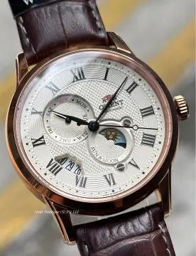 Orient sun and outlet moon 3 rose gold