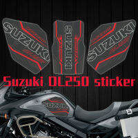 สติกเกอร์ถังเชื้อเพลิงรถมอเตอร์ไซค์ Suzuki DL250 3สติกเกอร์กล่องดัดแปลงตัวก้างปลาเคลือบป้องกันรอยขีดข่วนกันน้ำกันลื่นปกป้องบุคลิกอินเทรนด์