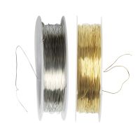 1 Roll of 22 Meters Iron Wire Cord Jewelry Making Findings for DIY Bridal Headpiece 0.3mm