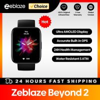 Zeblaze Beyond 2สมาร์ทวอท์ช GPS,ดิสเพลย์ AMOLED แบบ Ultra HD,GPS ในตัว,การจัดการสุขภาพ24ชั่วโมง,ชีวิต40แบตเตอรี่,VernaAbig