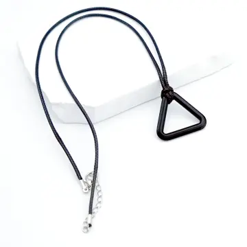Anime Chainsaw Man Necklace Denji Cosplay Triangular Pull Ring