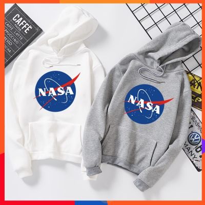 ✘♗ เสื้อกันหนาว มีฮู้ด พิมพ์ลาย NASA แฟชั่น สไตล์เกาหลี สำหรับผู้ชาย