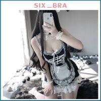 Six_Bra ชุดแม่บ้านญี่ปุ่นน่ารัก ชุดคอสเพลย์ ชุดนอนเซ็กซี่ ใส่สบายดี AAB186