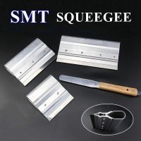 1015202530ซม. สแตนเลสวาง Squeegee ขูดบอร์ด SMT Stencil Scraper ดีบุกบัดกรีวางขูดมีดเครื่องมืออะไหล่