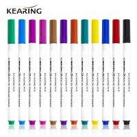 Kearing On Transfer Pens 0.5Mm 1Mm 2Mm Nib 12สีระเหิดหมึกปากกามาร์กเกอร์สำหรับการถ่ายเทความร้อนสำหรับการทาสีผ้า Diy