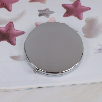 ZLL VINTAGE Alloy Compact Pocket Mirror พับแต่งหน้าเครื่องสำอางแว่นขยาย