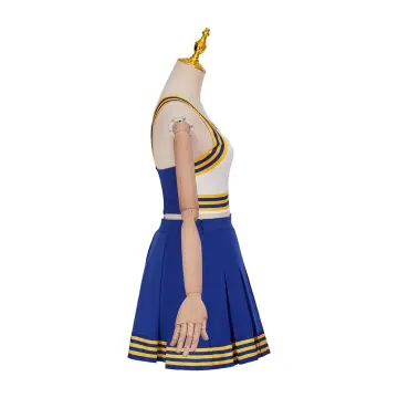 Adult Women Tay Tay Cheerleader Costume Uniform Girls Swift Cheerleading  Crop Top with Pleated Skirt Halloween Outfit