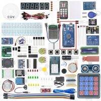 โครงการ EQV MEGA 2560 ชุดเริ่มต้นที่สมบูรณ์แบบที่สุดสําหรับ Arduino Mega2560 Nano พร้อม LCD1602 IIC / Ultrasonic Sensor / Tutorial