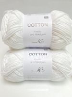 Rico Cotton creativ ไหมพรม cotton 100% สีขาว