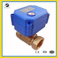 Cwx 15 1/2 วาล์วมอเตอร์ทองเหลือง Dc3 6V วาล์วไฟฟ้าสายไฟสามเส้น Cr02สำหรับเครื่องทำน้ำร้อนอุปกรณ์ส่งน้ำ Hvac