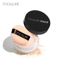 [FOCALLURE Official Store] แป้งฝุ่น แป้งฝุ่น3สี  กันน้ำ ควบคุมความมัน แป้งเซ็ทติ้ง เครื่องสำอางค์ สำหรับใบหน้า