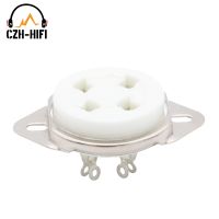 New Product 1PC 4PIN U4A TUBE SOCKET Ceramic VALVE BASE Top Mount For 300B 811 2A3 5U4G 45 71A 50 Vintage Audio Amplifier DIY Hifi Chassis