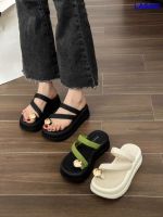 Thick-Soled Toe Slippers For Women Going Out In The Of 2023 New Fashion Heightened Small Sandals