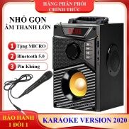 Loa A300 Cao Cấp+ TẶNG MIC HÁT, Loa Hat Karaoke Bluetooth Cầm Tay