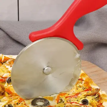 5 Wheels Cutter Dough Divider Side Pasta Knife Flexible Roller Blade Pizza  Pastry Peeler Stainless Steel Pizza Wheel Cutter