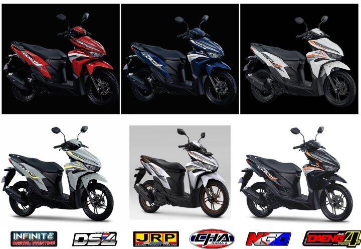 Honda Click 125i v3 stock decals sticker 2023 model | Lazada PH