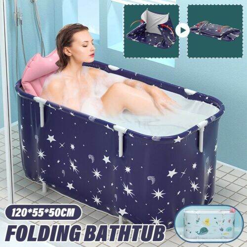 Portable Bathtub for adults,1.2m Large Foldable Japanese Soaking