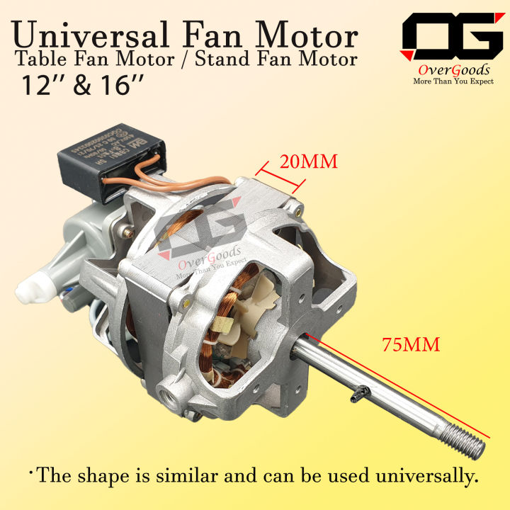 Universal Multi Electric Fan Motor 12" / 16" 55w for PENSONIC KHIND