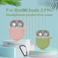 For Redmi Buds 3 Pro Wireless Bluetooth Earphone Cover Silicone Anti-fall Dust-proof Charging Box Protective Case Accessorie Wireless Earbud Cases