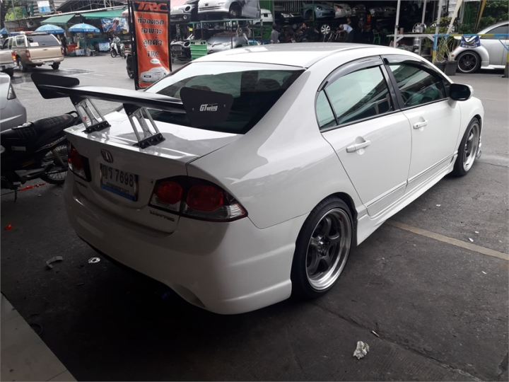 สปอยเลอร์หลังติดรถยนต์-dtm-c-west-2-ขาอลูมิเนียม-งานพลาสติก-pp-gt-wing